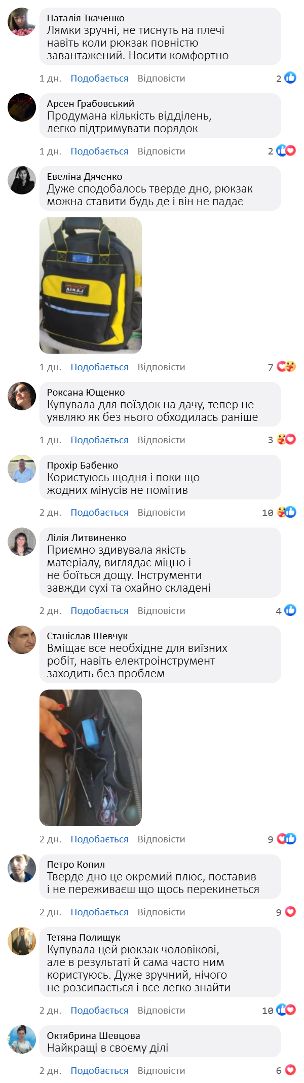 Рюкзак для інструментів з твердим дном